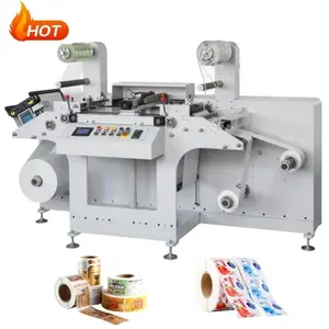 High Quality Kiss Cutter Self Adhesive Roll To Roll Digital Die Cutting Machine With Slitting And Laminating