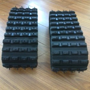 Đường ray cao su và sợi rộng 100mm cho xe trượt tuyết/người tuyết với màu đen - Product Image 2