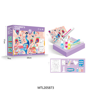Primavera tema scienza chimica <span class=keywords><strong>laboratorio</strong></span> di <span class=keywords><strong>apprendimento</strong></span> giocattoli disegno gioco per bambini 3D Puzzle Puzzle pittura giocattolo - Product Image 5