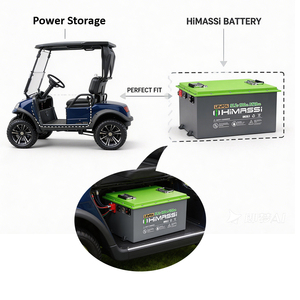 แบตเตอรี่ <span class=keywords><strong>Himax</strong></span> 38.4V 100Ah LiFePO4 พร้อมระบบจัดการแบตเตอรี่อัจฉริยะ 12S BMS, เซลล์ LiFePO4 แบบแท่งปริซึม สำหรับสกู๊ตเตอร์ไฟฟ้า รถบ้าน รถกอล์ฟ - Product Image 4