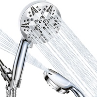 Kit de Douche B2B Transfrontalier ABS pour l'Europe et les États-Unis – Design Minimaliste Moderne, 9 Fonctions, Douchette à Dos, Pistolet de Pulvérisation, Kit Portable – Vente en Gros