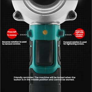 Cờ lê khí nén điện sạc lại mô-men xoắn cao, lực tác động lớn, dùng sửa chữa ô tô, pin Lithium công suất cao, cấp công nghiệp - Product Image 4