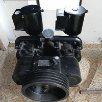 Compresor de Aire Portátil Duradero Sin Aceite de Baja Vibración Fuda de Doble Cilindro con Pistón y Enfriamiento por Aire, Montado en Camión para Cenizas Volantes 37kW
