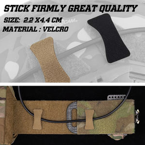 Câble d'équipement de casque tactique recueilli casque extérieur Vision nocturne gestion des câbles <span class=keywords><strong>Velcro</strong></span> pour gilet sac câble transporter <span class=keywords><strong>autocollant</strong></span> - Product Image 3