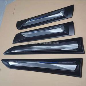 Embellecedor de puerta de coche cromado, Panel de moldura de carrocería de puerta, placa de protección, piezas de carrocería de coche, accesorios para Hilux Revo Rocco 2021 - Product Image 3
