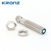 Capteur de distance ultrasonique KRONZ U12, sortie analogique 0-10V, portée de détection 20-120mm, IP67, connecteur M12 4 broches, industriel