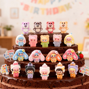 Cute <strong>Bean</strong> <strong>Bag</strong> Resin Tabletop Small Decorative Item Wind-Loving Figurine <strong>Sitting</strong> Posture Douyin Live Streaming Room Mystery - Product Image 5
