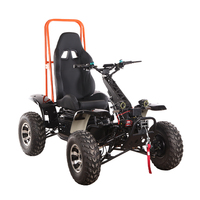 Quad électrique tout-terrain 4 roues pour adultes, 6000W 60V 50Ah 4x4, avec toit, pour la chasse et le camping
