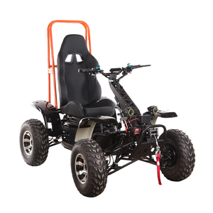 <span class=keywords><strong>Quad</strong></span> électrique tout-terrain 4 roues pour adultes, <span class=keywords><strong>6000W</strong></span> 60V 50Ah 4x4, avec toit, pour la chasse et le camping - Product Image 5