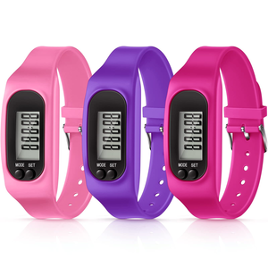Reloj Inteligente de Silicona Personalizado con Podómetro para Caminar/Correr, Contador de Calorías y Contador de Pasos para Todas las Edades - Product Image 1