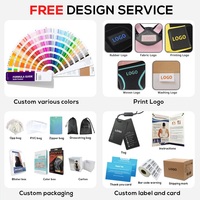 Bandas elásticas personalizadas para ejercicios largos, bandas de resistencia para ejercicios en casa