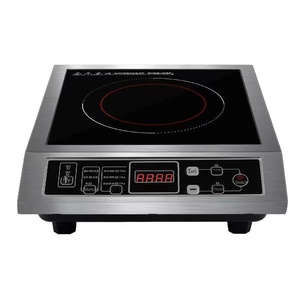 Cocina Híbrida de Inducción e Infrarrojos de Doble Placa, Dos Hornillas, Panel de Vidrio Templado, Tamaño Mini 24, Portátil - Product Image 2