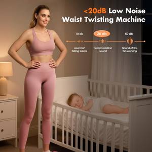 Machine Silencieuse d'Entraînement de la Taille <span class=keywords><strong>pour</strong></span> Femmes à Domicile, Disque de Torsion Rotatif <span class=keywords><strong>pour</strong></span> Amincissement de la Taille et Exercice à Domicile - Product Image 5