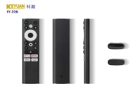 Control Remoto por Voz para TV con Código Fijo y Funciones Automáticas, Teclas de Acceso Rápido para Streaming, Compatible con Google TV