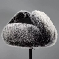 Gorro Ruso Ushanka de Gamuza para Hombre, Nuevo, Cortavientos, Cálido, de Felpa, con Orejeras para Deportes y Pesca