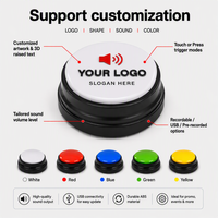 Bouton sonore préenregistré personnalisé en usine, solution de marquage publicitaire pour cadeaux marketing