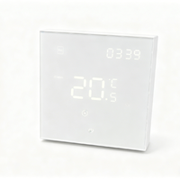 Système de chauffage au sol pour hôtel moderne, thermostat programmable à écran tactile électrique avec installation facile pour le contrôle du chauffage au sol