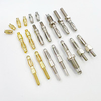 Connecteur Jack Audio Plaqué Or en Laiton, Adaptateur Fiche Banane, Connecteur à Broches, Support en Cuivre, Terminal pour Carte de Circuit Imprimé (PCB), CNC, Aviation, Médical