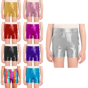 Shorts Métalliques pour Filles de 3 à 12 Ans, Danse Standard, Hot Pants, Jazz, Hip-Hop, Entraînement Sportif, Gymnastique, Pratique de la Danse - Product Image 1