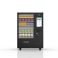 Distributeur automatique de snacks avec écran tactile de 21,5 pouces, conforme ADA, avec désinfection UV et gestion cloud