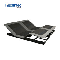 Base de lit électrique réglable et intelligente, pliable King Size avec matelas en mousse à mémoire de forme et lit réglable avec massage