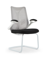 Vente en gros de Foshan chaise de bureau moderne à dossier moyen chaise de bureau en maille chaise de directeur chaise du personnel