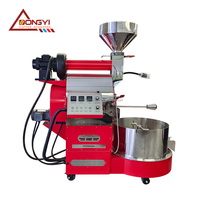 Tostador de Café Clásico Dongyi 3KG 6KG, Máquina Comercial de Tostado con Calentamiento a Gas y Eléctrico, Software Artesanal para Cafeterías