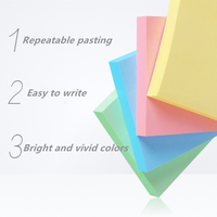 Note autocollante Portable Simple de haute qualité couleur de taille personnalisée pour l'école bureau d'affaires nouvelle tendance papier de reliure à feuilles mobiles