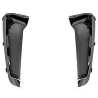 Accesorios para Auto, Kit de Carrocería para Parachoques Delantero, Placa Lateral Plateada/Negra para BMW Serie X6 F16 Modificado a X6M 2014-2019