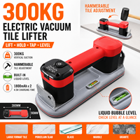 Ventouse électrique de 300 kg, 260x90mm, avec niveau à bulle liquide, pour l'installation de carreaux et de dalles de verre