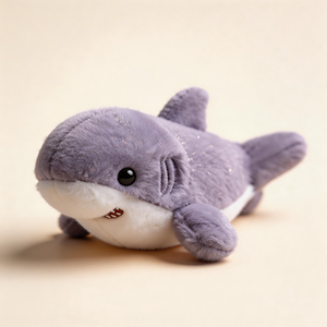 Peluches d'animaux marins mignons, mascottes en peluche personnalisées, décoration de bureau, phoque, dauphin, requin, orca en peluche - Product Image 4