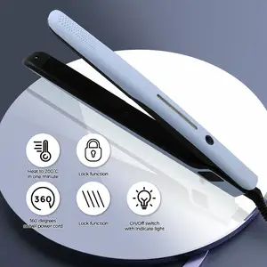 Customized Color PTC Heating Element Ceramic Coating Hair Straightener Hair Iron With Private Label