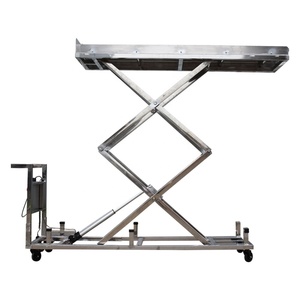 Carretilla para cadáveres lista para enviar, proveedor de elevador de tijera con pilas - Product Image 1