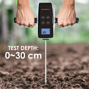 New Digital Precision Penetrometer High Precision Resolution 100kg 30cm Depth Soil Hardness <b>Tester</b> for Compaction Ground Testing - Product Image 5