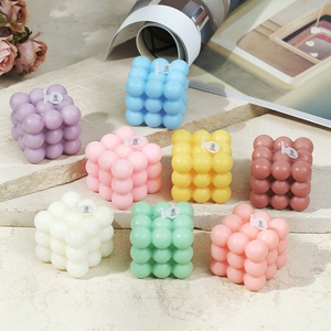 Bougie parfumée en forme de cube <span class=keywords><strong>magique</strong></span>, très vendue à l'international, cadeau souvenir haut de gamme pour Thanksgiving, faite à la main, biologique - Product Image 1