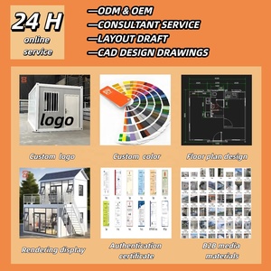 Casa Modulare a Due Piani Personalizzabile, Edificio in Struttura d'Acciaio Espandibile per Uso Ufficio all'Aperto - Product Image 6