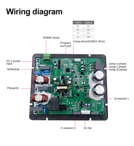 OEM ODM nguồn không khí sưởi ấm làm mát máy nước nóng DC biến tần số bơm nhiệt điều khiển Bảng điều khiển pcba - Product Image 3