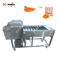Multifunctionele Groentereiniger Fruitwasmachine Sorteermachine Groentedroog-En Verpakkingsmachine Babywortelverwerkingslijn