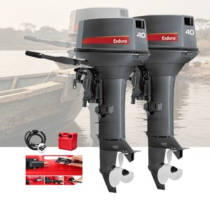 มอเตอร์ 2 จังหวะ 40 แรงม้า แบบเพลาสั้น สำหรับเรือในแม่น้ำ - Product Image 2