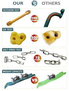 Giocattolo all'aperto altalene Set parco giochi in legno arrampicata struttura <span class=keywords><strong>altalena</strong></span> Set scuola materna parco giochi giardino divertimento all'aperto - Product Image 4