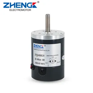 ZYTD-60SRZ-R Voor Robothobby 'S Versnelling Dc Motor Met Versnellingsbak Voor Industriële Machines