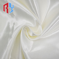 Tissus de vêtements pour femmes en satin britannique, charmeuse de soie blanche de mûrier pur, blanc cassé, de qualité supérieure, vente en gros de l'usine de Shaoxing