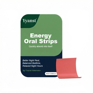 OEM Night Balance Energy Oral Strips, goût pastèque, absorption rapide, relaxant, pour le sommeil, complément alimentaire végétalien, films portables - Product Image 1