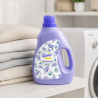 Détergent liquide pour le linge à la lavande, parfum frais, pour un lavage en profondeur des vêtements et des textiles au quotidien