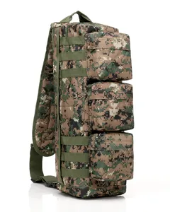 Jungle Digital Tactical Sling Bag Pack Schulter rucksack EDC Molle Assault Range Taschen Day Packs mit Patch