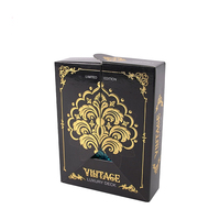 Papier d'art en feuille d'or en PVC de haute qualité personnalisable Offset Tarot Deck brillant imprimé or estampage Poker cartes à jouer Logo personnalisé