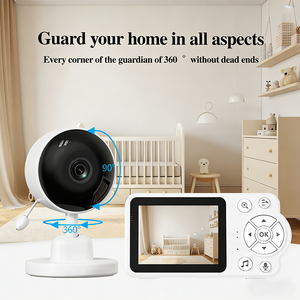 Monitor Intelligente per Bambini da 2,8 Pollici con Videosorveglianza, Rilevamento del Pianto, Allarme per l'Alimentazione, App Tuya, Visione Notturna e Comunicazione Bidirezionale - Product Image 2