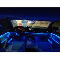 Pour BMW Série 5 F10 F11 F18 LED éclairage intérieur lumière ambiante App contrôle RGB lumières d'ambiance décoratives