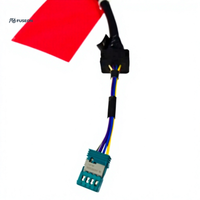 Rangkaian Kabel Baterai Daya Otomotif dengan Selubung Bergelombang, Kabel Multi-Warna, Kabel Kustom, OEM 12V 24V