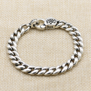 Bracelets tendance pour femmes, <span class=keywords><strong>hexagramme</strong></span> creux, personnalisés pour hommes, vintage, en argent sterling 925, bijoux fins et élégants. - Product Image 1
